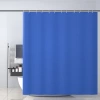 Solid-color simple PEVA waterproof and mold-proof bath curtain, non-perforated printed bathroom curtain Specification image